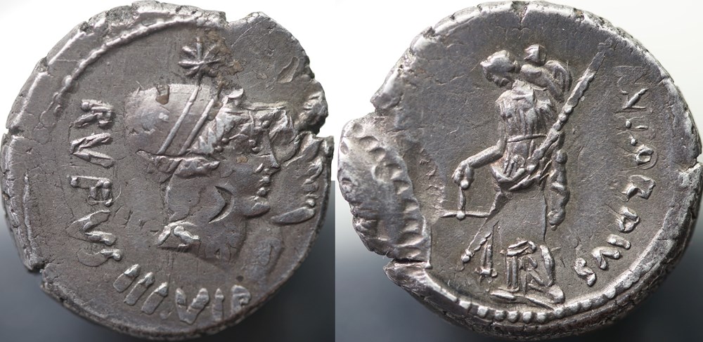Crawford 463/1b MN.CORDIVS RVFVS IIIVIR (Mn. Cordius Rufus), Denar munzen antike bis romische imperial und republik crawford 463 1b mn cordivs rvfvs iiivir mn cordius rufus denar