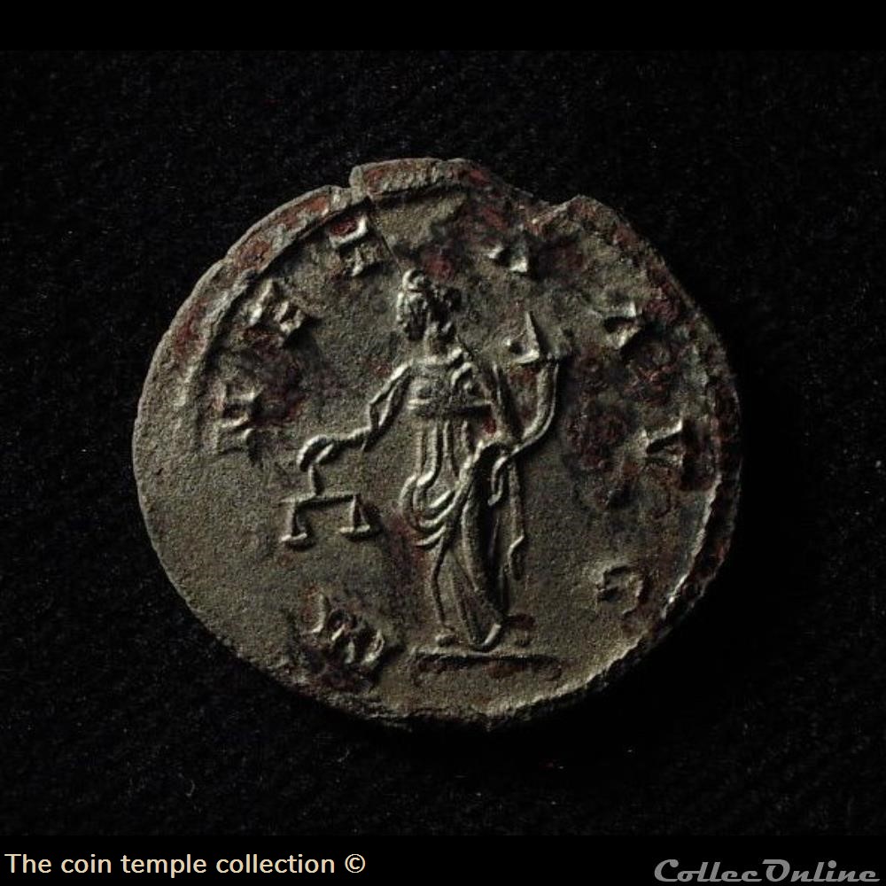 Antoninian Postumus RIC 75 munzen antike vor j bi nach romische antoninian postumus ric 75
