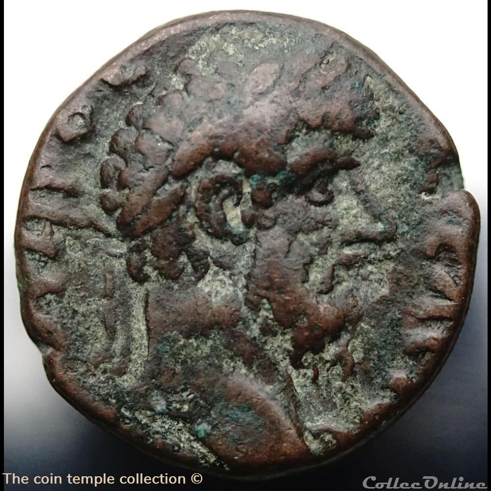 Lucius Verus AE22 2 munzen antike romische provinzial lucius verus ae22