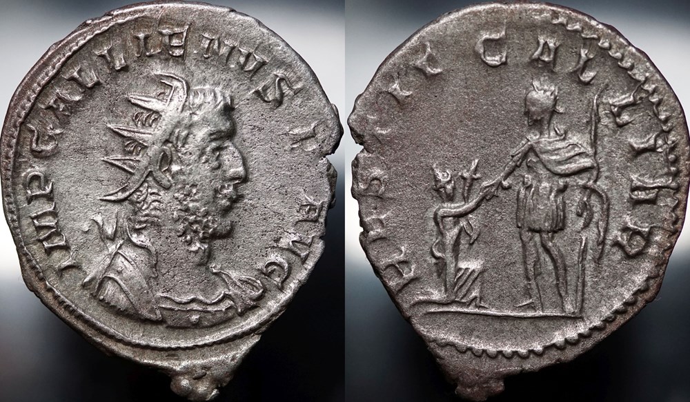 Gallienus Göbl 879d (R2) munzen antike bis romische imperial und republik gallienus gobl 879d r2