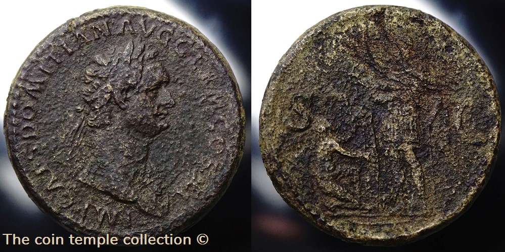 Domitian RIC 285 munzen antike bis romische imperial und republik domitian ric 285
