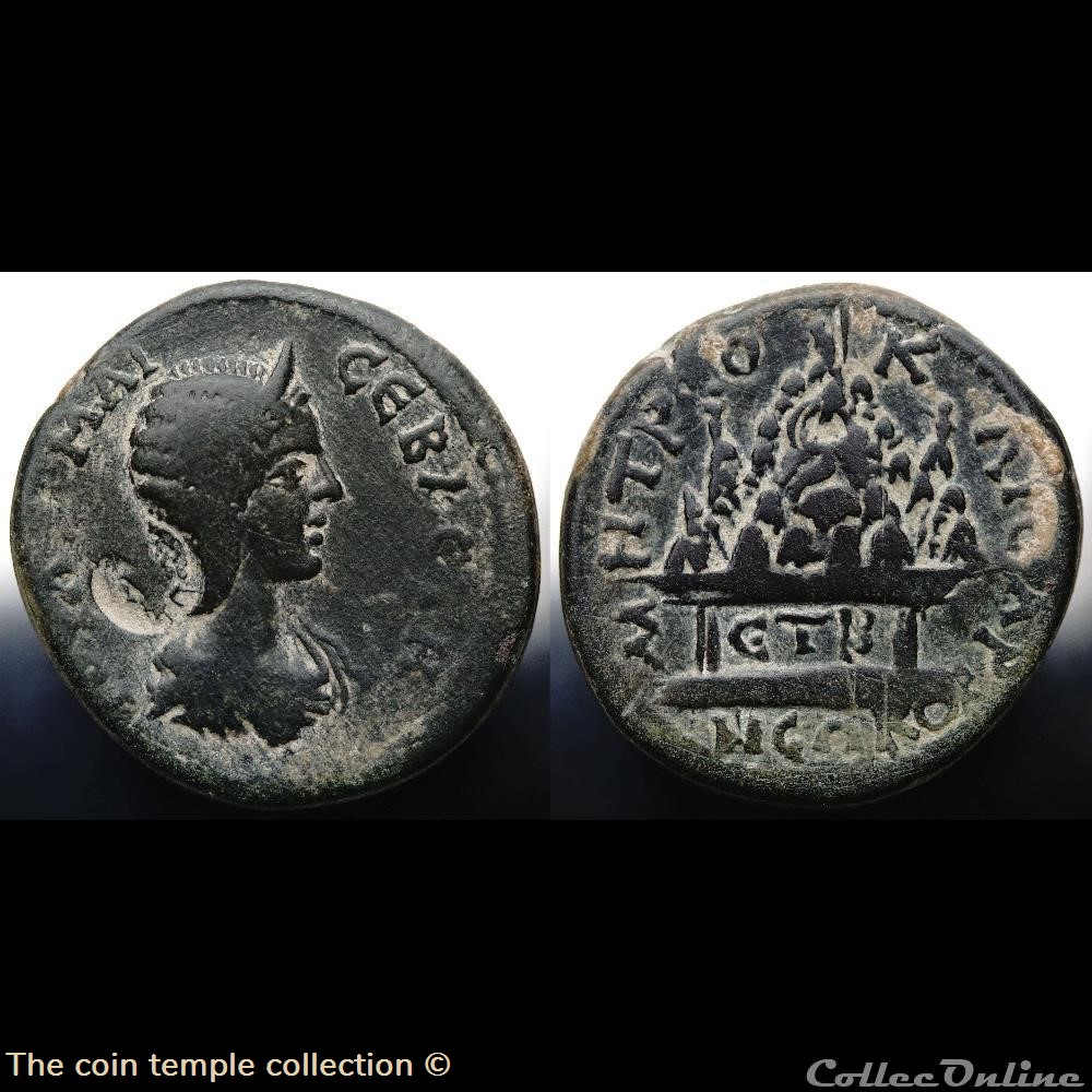 Julia Maesa AE26 munzen antike romische provinzial julia maesa ae26