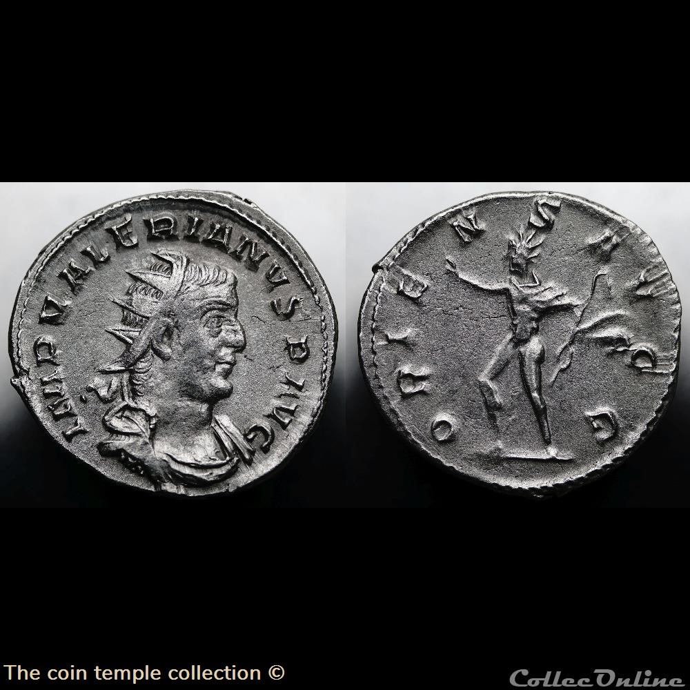 Valerianus Antoninian RIC 10, Goebl 868c (R) munzen antike bis romische imperial und republik valerianus antoninian ric 10 goebl 868c r