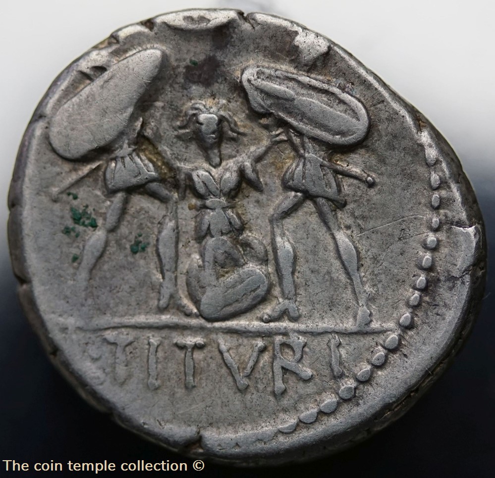 Crawford 344/2 L.TITVRI L.F SABINVS (L.Titurius L.f.Sabinus), Denar, 89, Rom 3 munzen antike bis romische imperial und republik crawford 344 2 l titvri l f sabinvs l titurius l f sabinus denar 89 rom