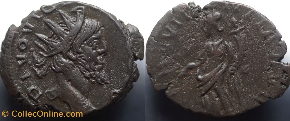 Antoninian VICTORINUS, RIC V.4 #636(R2) munzen antike bis romische imperial und republik antoninian victorinus ric v 4 636 r2