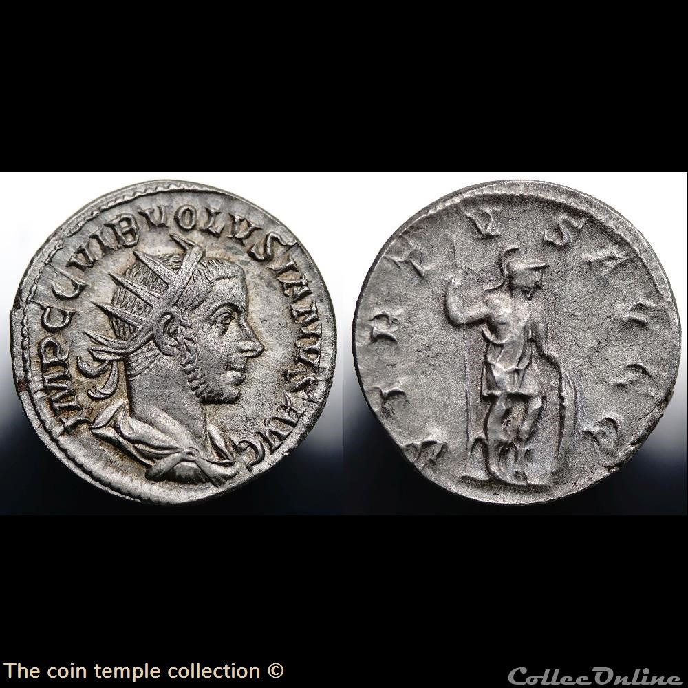 munzen antike bis romische imperial und republik volusian ric 206