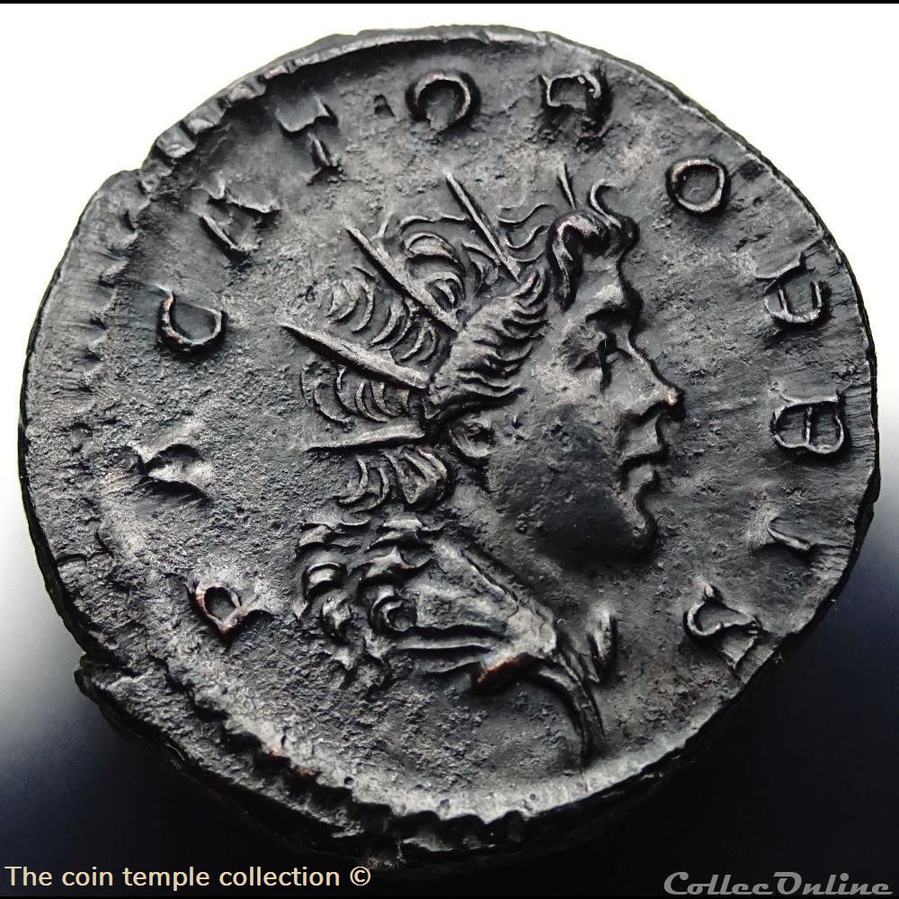 Antoninian Postumus, RIC V.4 #421(C1) munzen antike bis romische imperial und republik antoninian postumus ric v 4 421 c1