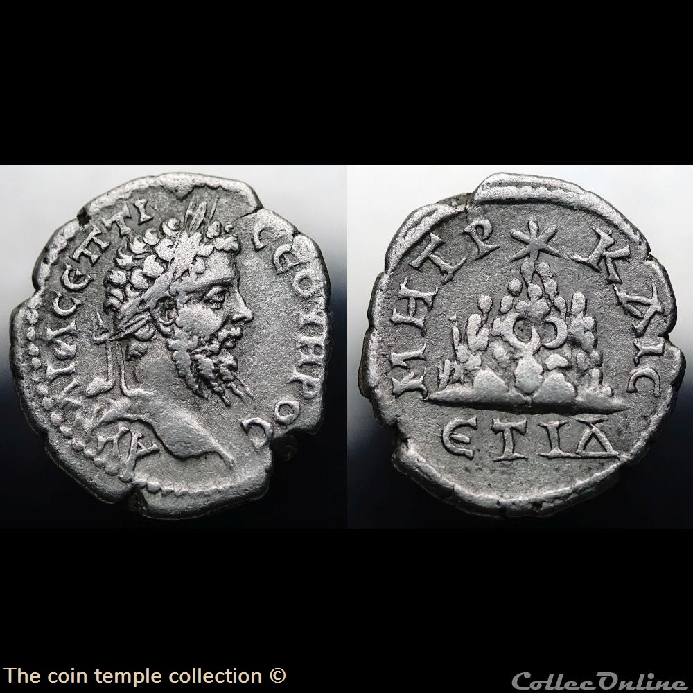 munzen antike bis romische provinz septimius severus drachme syd 398
