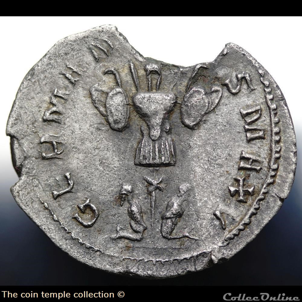 munzen antike bis romische imperial und republik gallienus gobl 872m gorgon head
