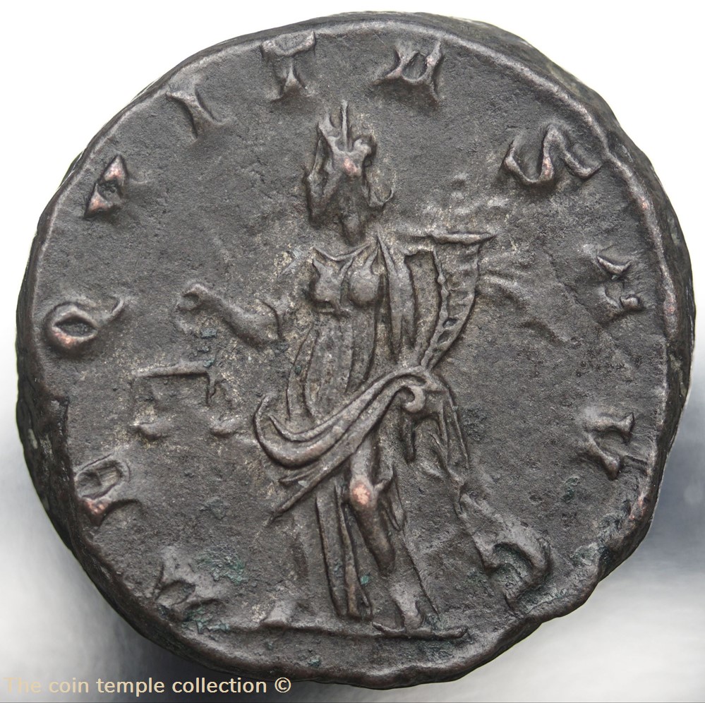 Antoninian Victorinus RIC V 41 (R2) 3 munzen antike bis romische imperial und republik antoninian victorinus ric v 41 r2