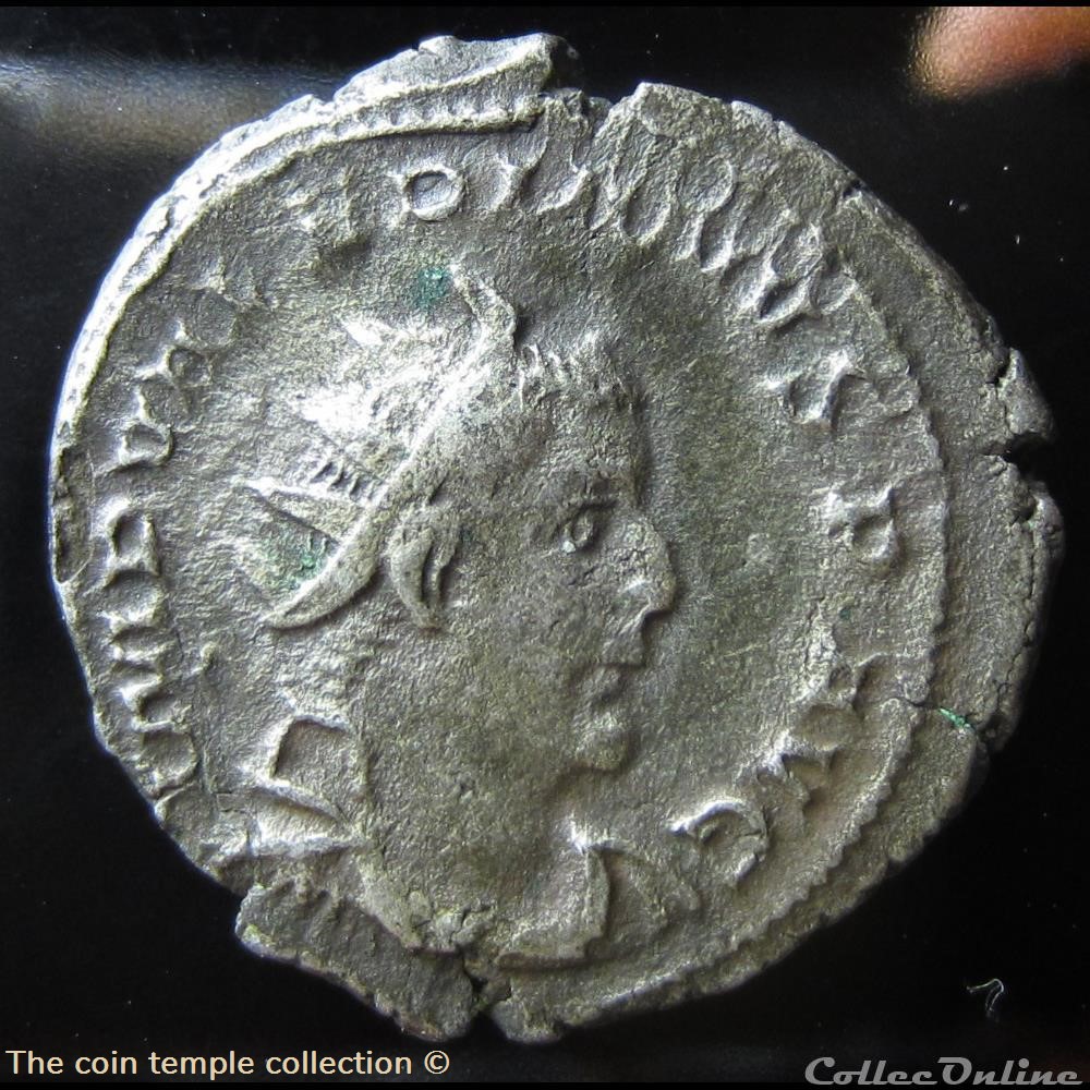 Valerianus Antoninian Goebl 868c munzen antike vor j bi nach romische valerianus antoninian goebl 868c