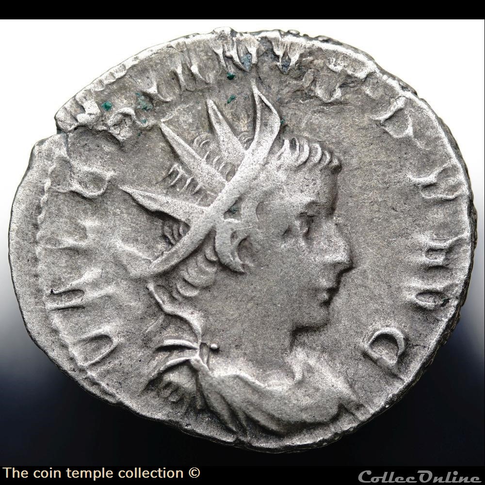 Valerianus Antoninian, Göbl 881h (R3) 2 munzen antike bis romische imperial und republik valerianus antoninian gobl 881h r3