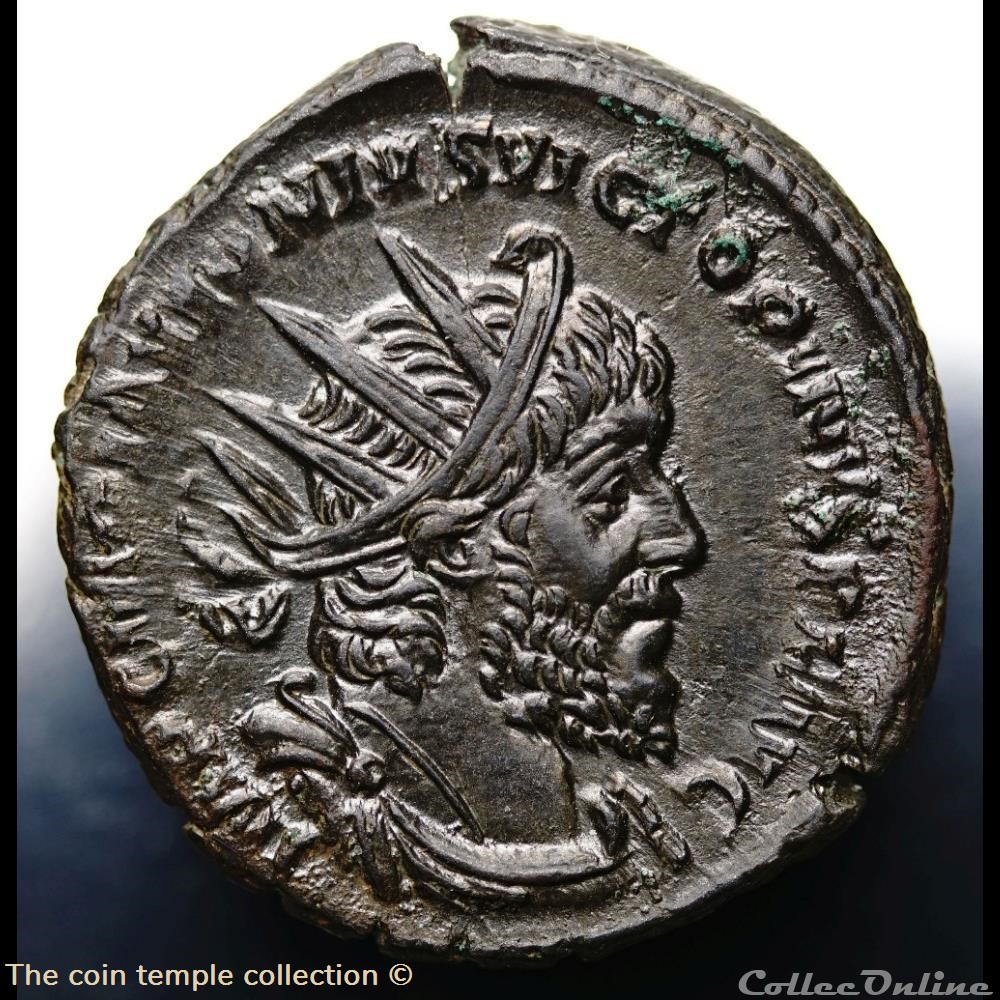 Antoninian Victorinus RIC V.4 #501(C1) 2 munzen antike bis romische imperial und republik antoninian victorinus ric v 4 501 c1