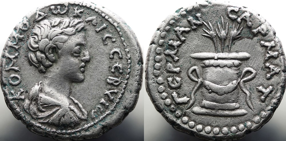 Commodus Tridrachm munzen antike bis romische provinzial commodus tridrachm
