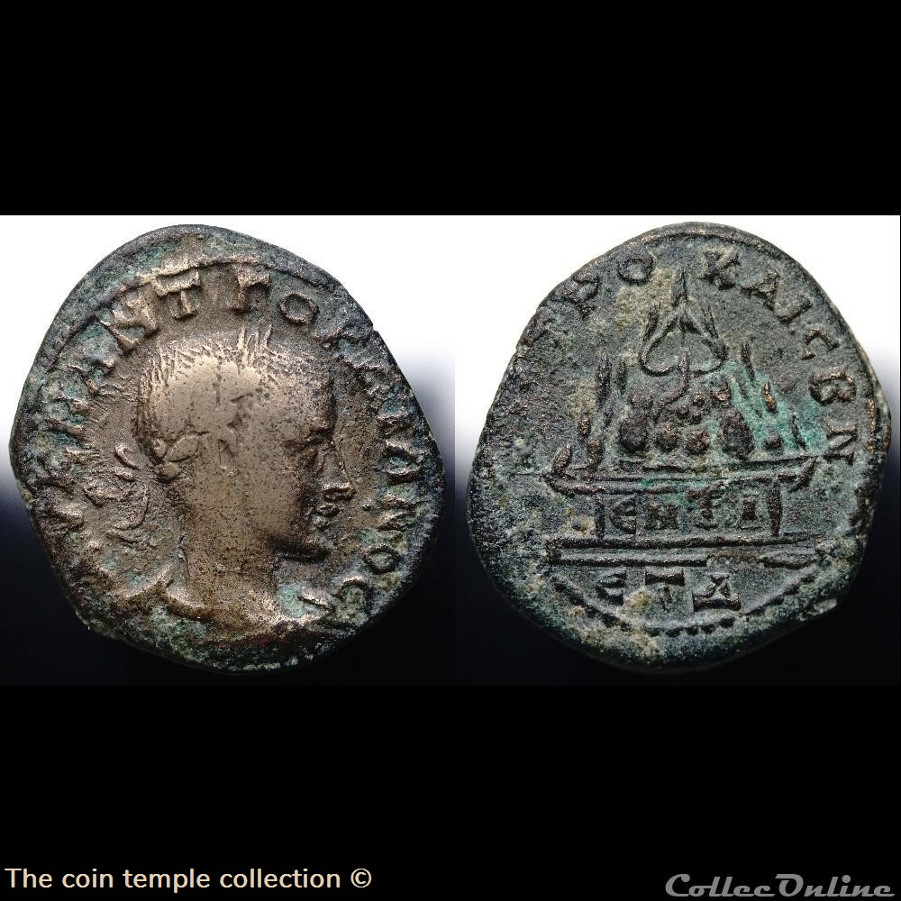 Gordian III AE25 munzen antike romische provinzial gordian iii ae25