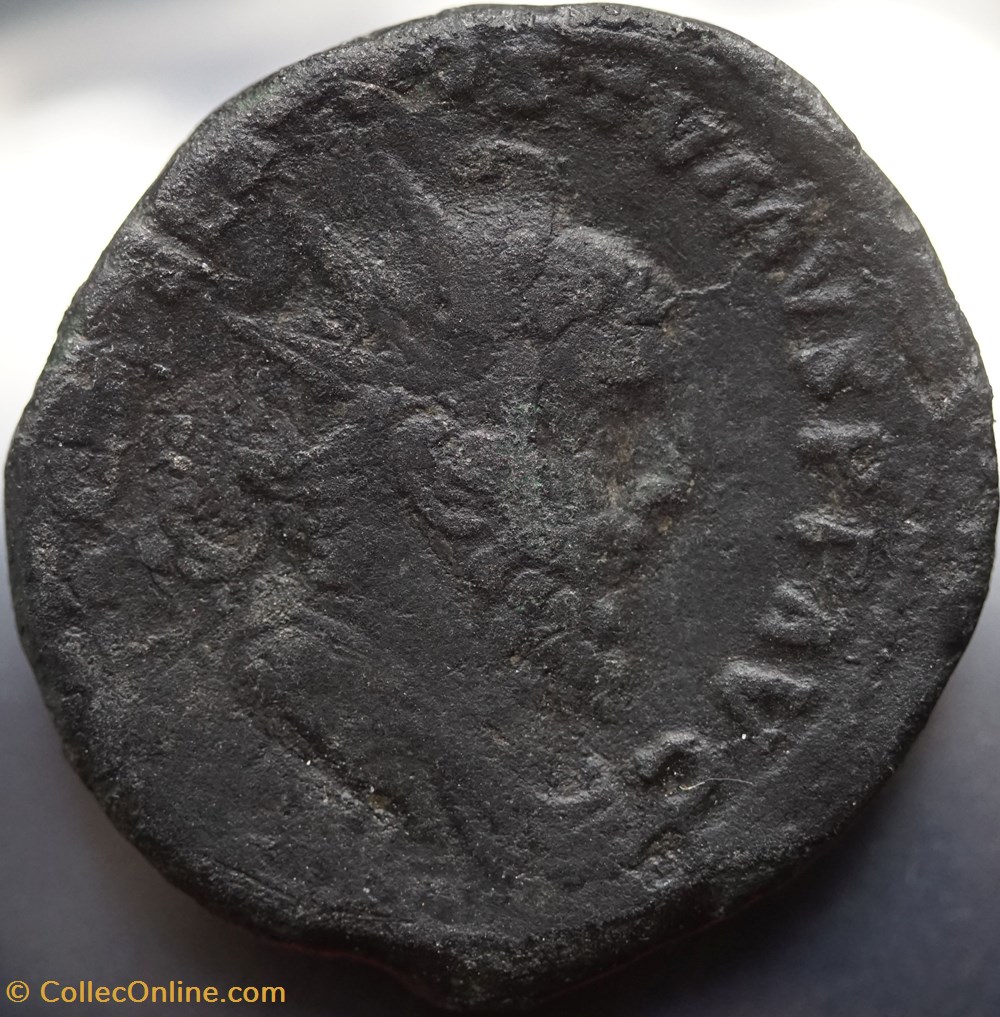 Postumus Double Sestertius HERC PACIFERO, RIC V.4 #-unedited- munzen antike bis romische imperial und republik postumus double sestertius herc pacifero ric v 4 unedited