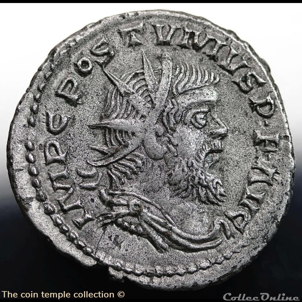 Antoninian Postumus RIC V.4 #60(C5)-irregular mint- munzen antike bis romische imperial und republik antoninian postumus ric v 4 60 c5 irregular mint