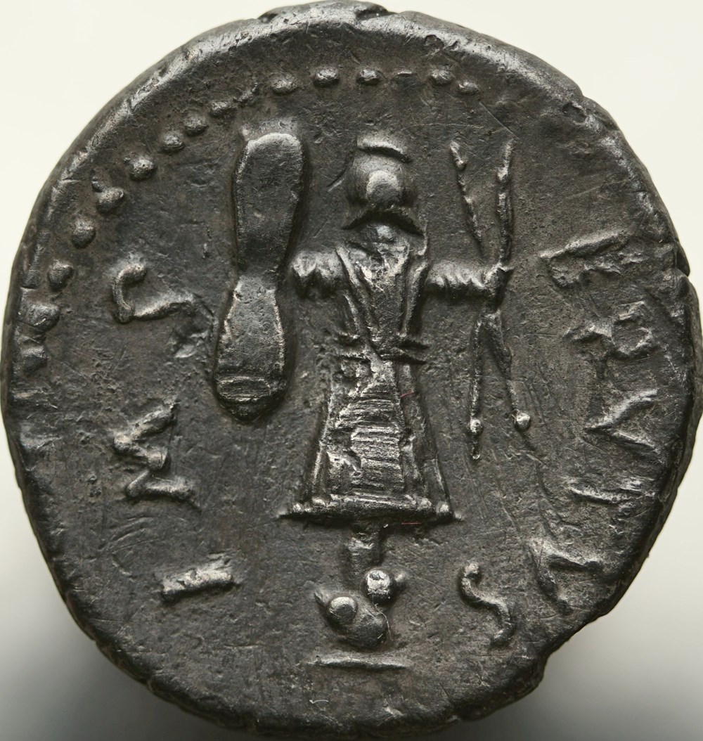 Crawford 506/2 M.BRVTVS IMP(M. Iunius Brutus; L.Pedamius Costa), Denar 43/42 B.C. munzen antike bis romische imperial und republik crawford 506 2 m brvtvs imp m iunius brutus l pedamius costa denar 43 42 b c