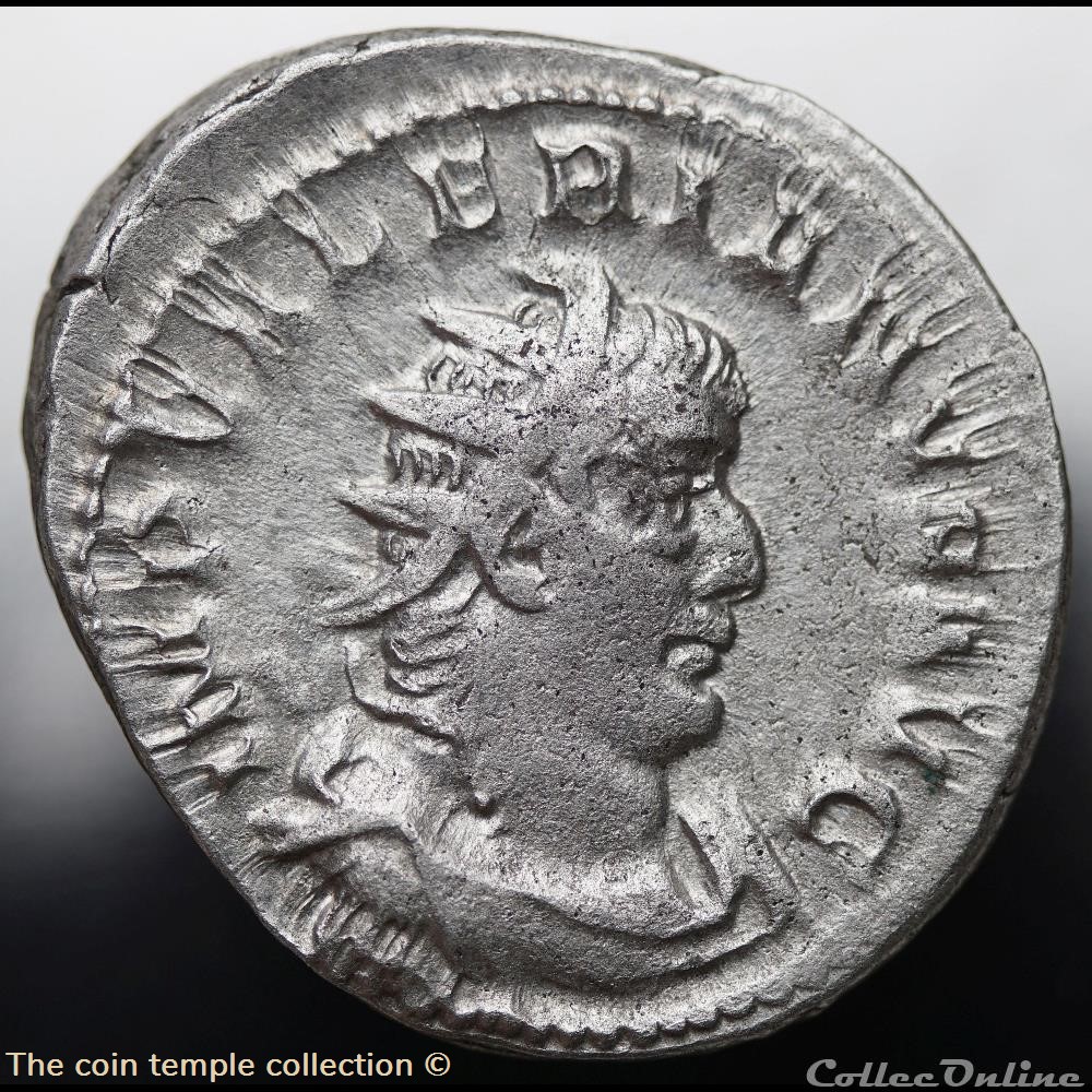 Valerianus Antoninian, Göbl 868e (R2) 2 munzen antike vor j c bis nach romische republikanische imperial valerianus antoninian gobl 868e r2