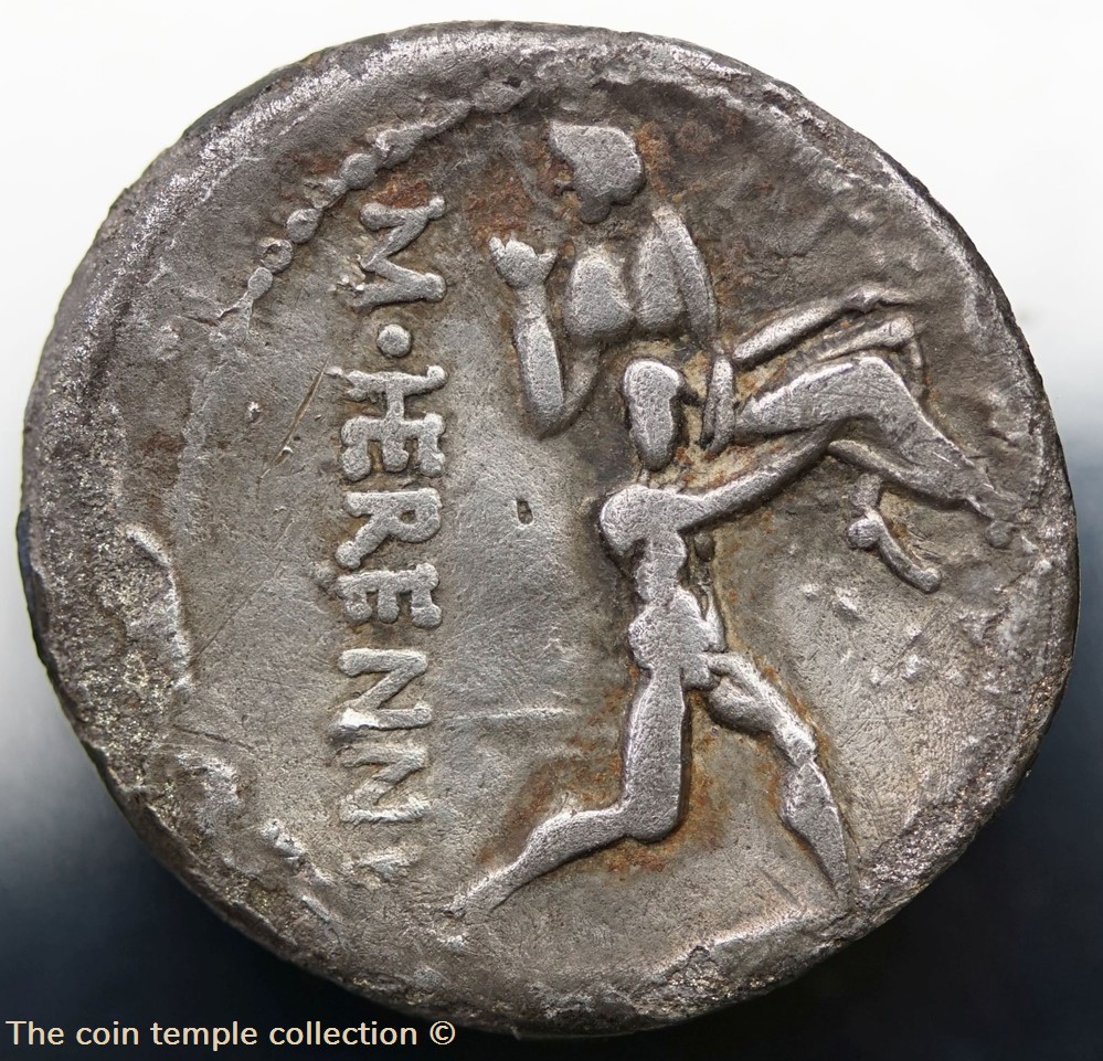 Crawford 308/1 M. HERENNI (M.Herennius) Denarius *SOLD* 2 munzen antike bis romische imperial und republik crawford 308 1 m herenni m herennius denarius sold