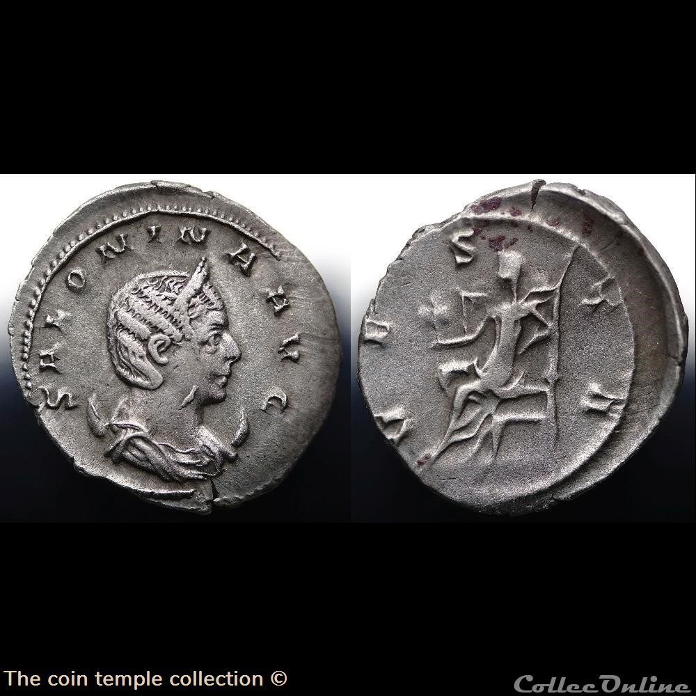 munzen antike romische salonina antoninian