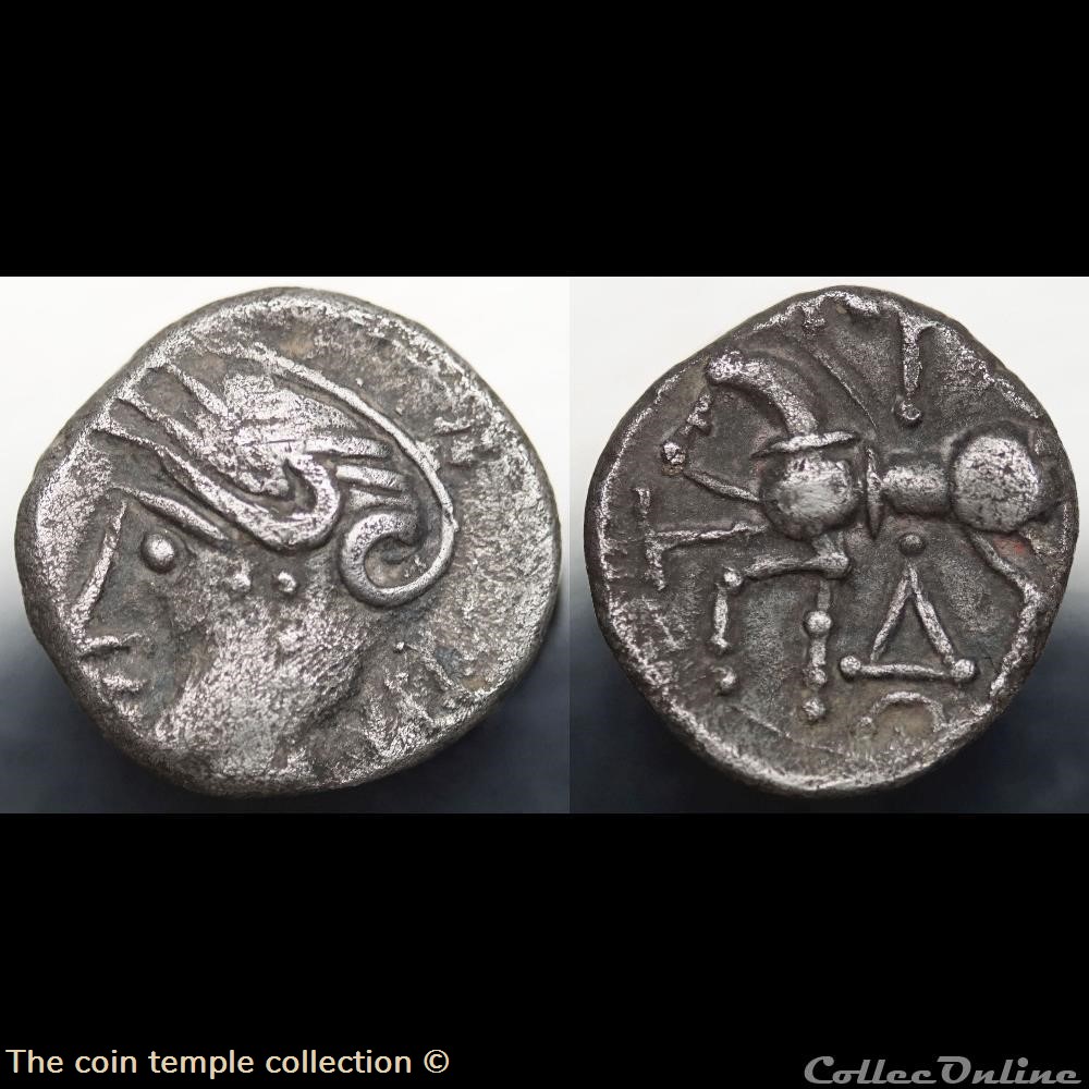 munzen antike bis keltisch lingones region de langres denarius quinar kaletedoy