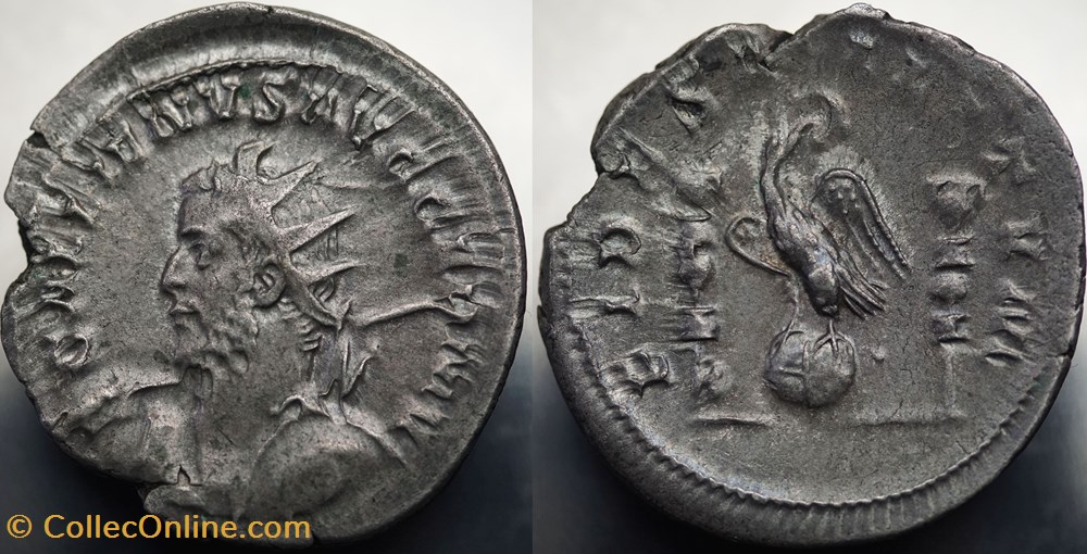 Gallienus, Göbl 871q (R4) munzen antike vor j c bis nach romische republikanische imperial gallienus gobl 871q r4
