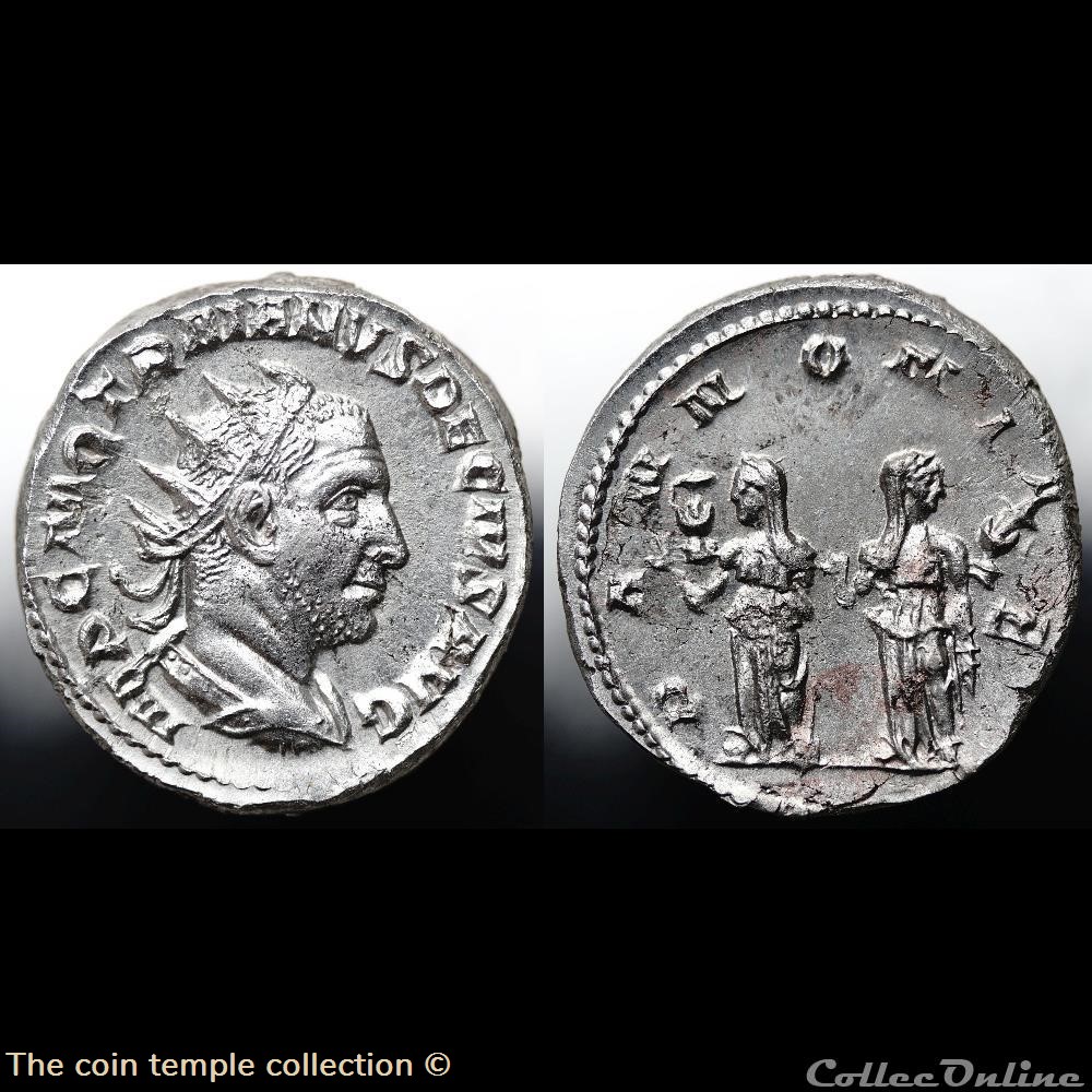 Traianus Decius RIC 21b munzen antike bis romische imperial und republik traianus decius ric 21b