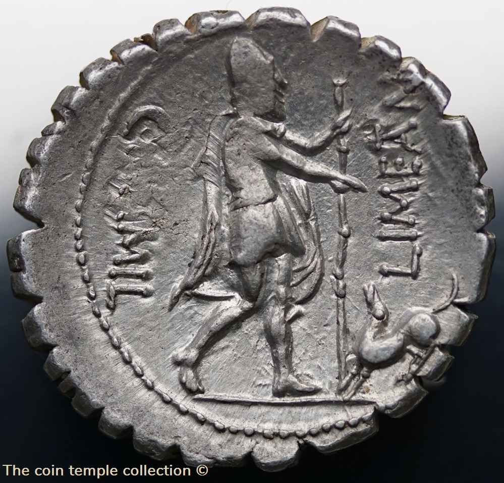 munzen antike vor j bi nach romische republikanische imperial crawford 362 1 c mamil limetanvs c f c mamilius limetanus c f denar serratus