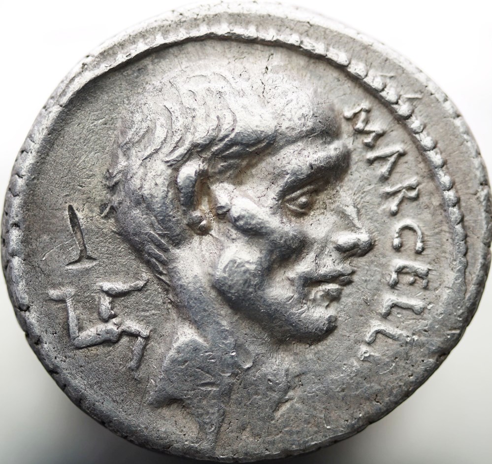munzen antike bis romische imperial und republik crawford 439 1 marcellinvs p cornelius lentulus marcellinus denar rare