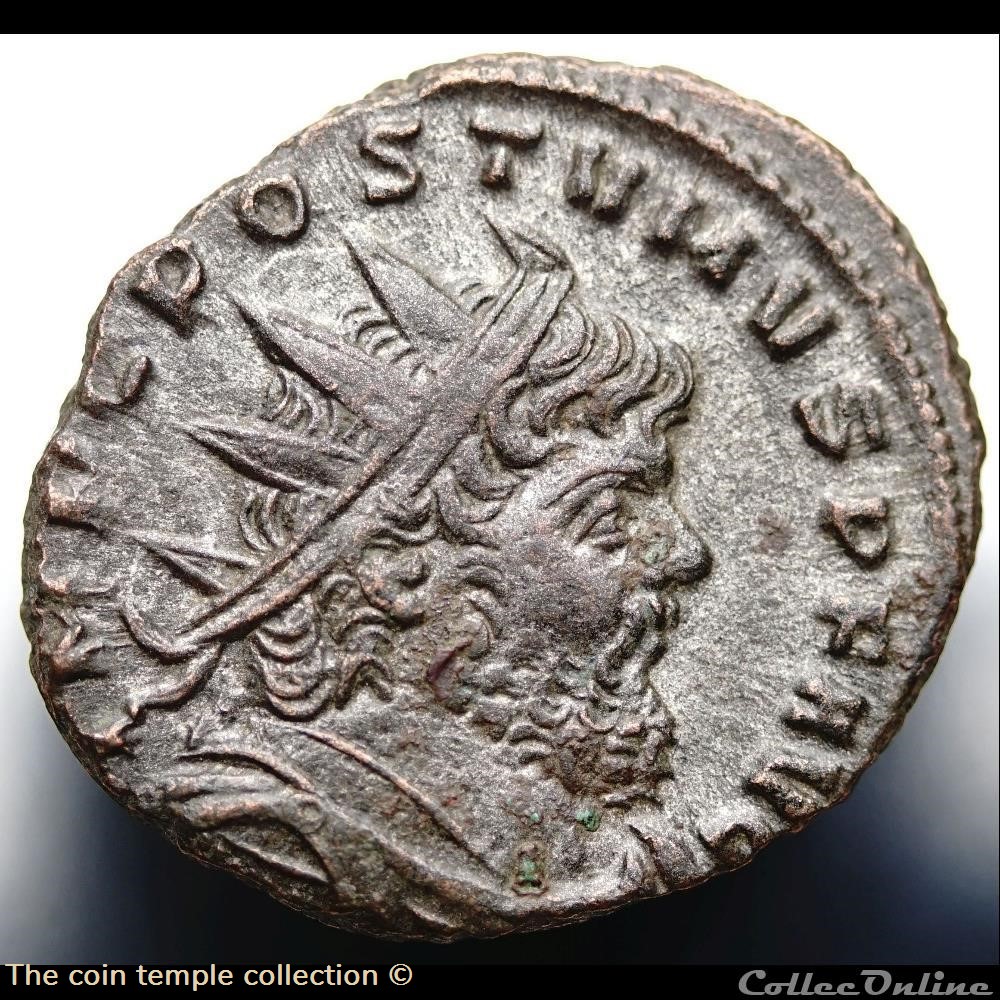 Antoninian Aureolus for Postumus RIC V.4 #461(C1) 4 munzen antike bis romische imperial und republik antoninian aureolus for postumus ric v 4 461 c1