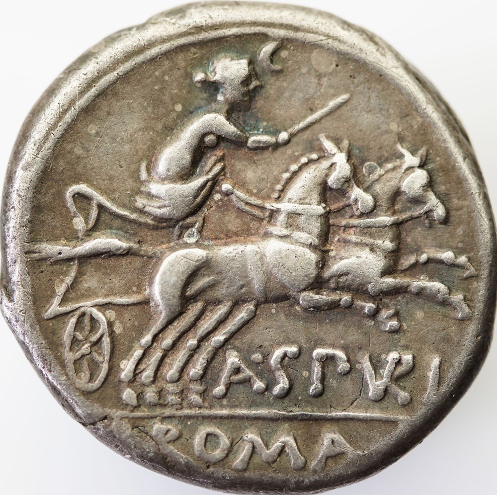 munzen antike bis romische imperial und republik crawford 230 1 a spvri a spurilius denarius 139 rom