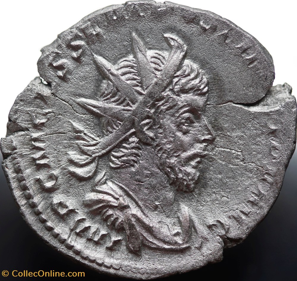 Antoninian Postumus (long legend)RIC V.4 #5(S) munzen antike bis romische imperial und republik antoninian postumus long legend ric v 4 5 s