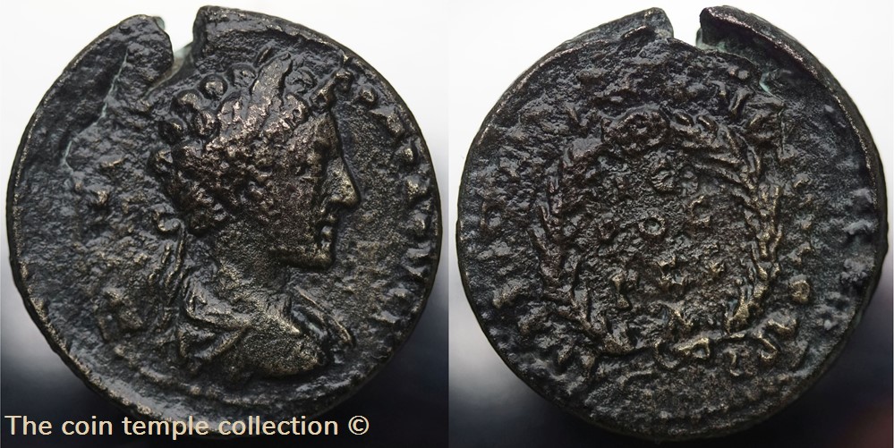 Commodus AE 22, CILICIA, Anazarbus munzen antike bis romische provinzial commodus ae 22 cilicia anazarbus