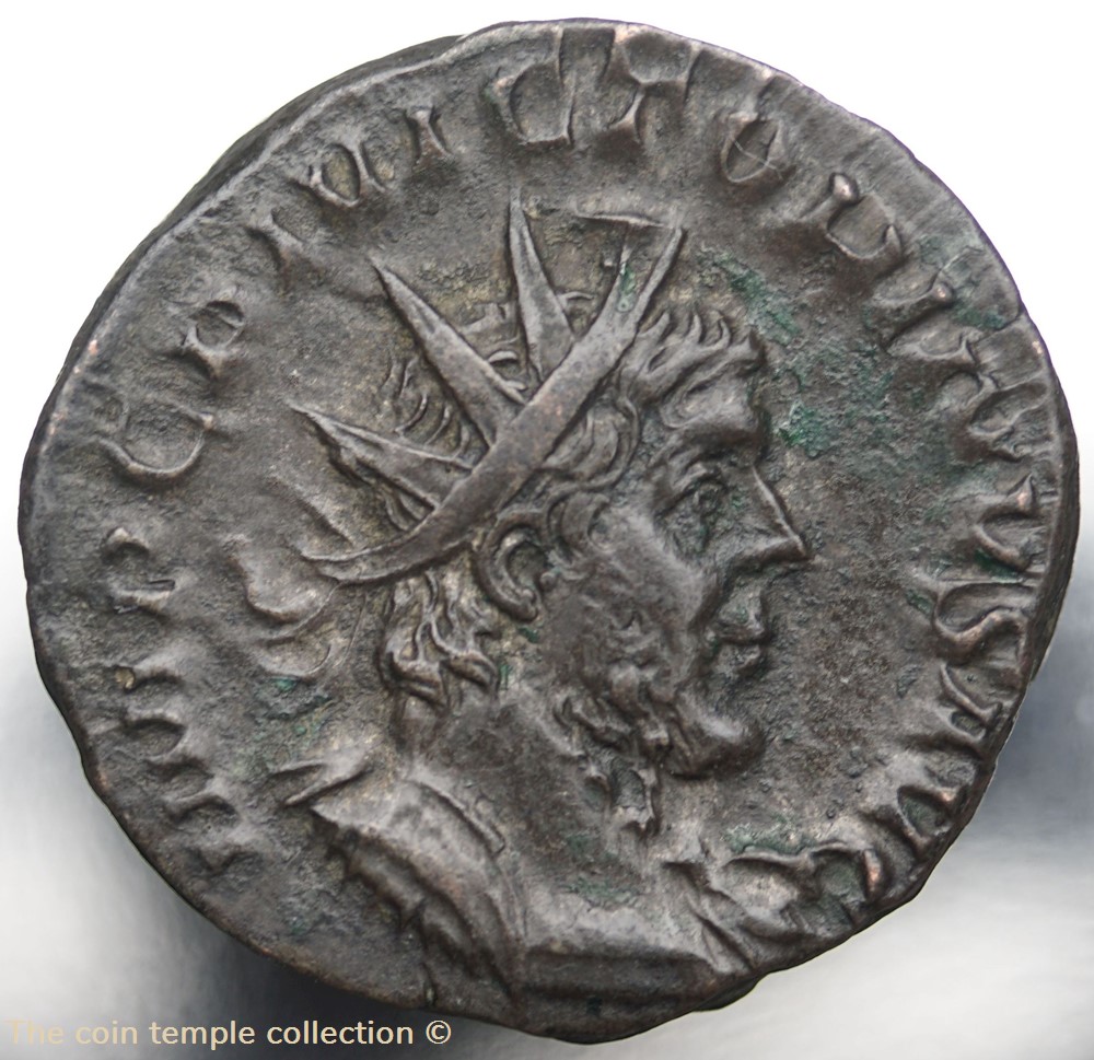 Antoninian Victorinus RIC V 41 (R2) 2 munzen antike bis romische imperial und republik antoninian victorinus ric v 41 r2