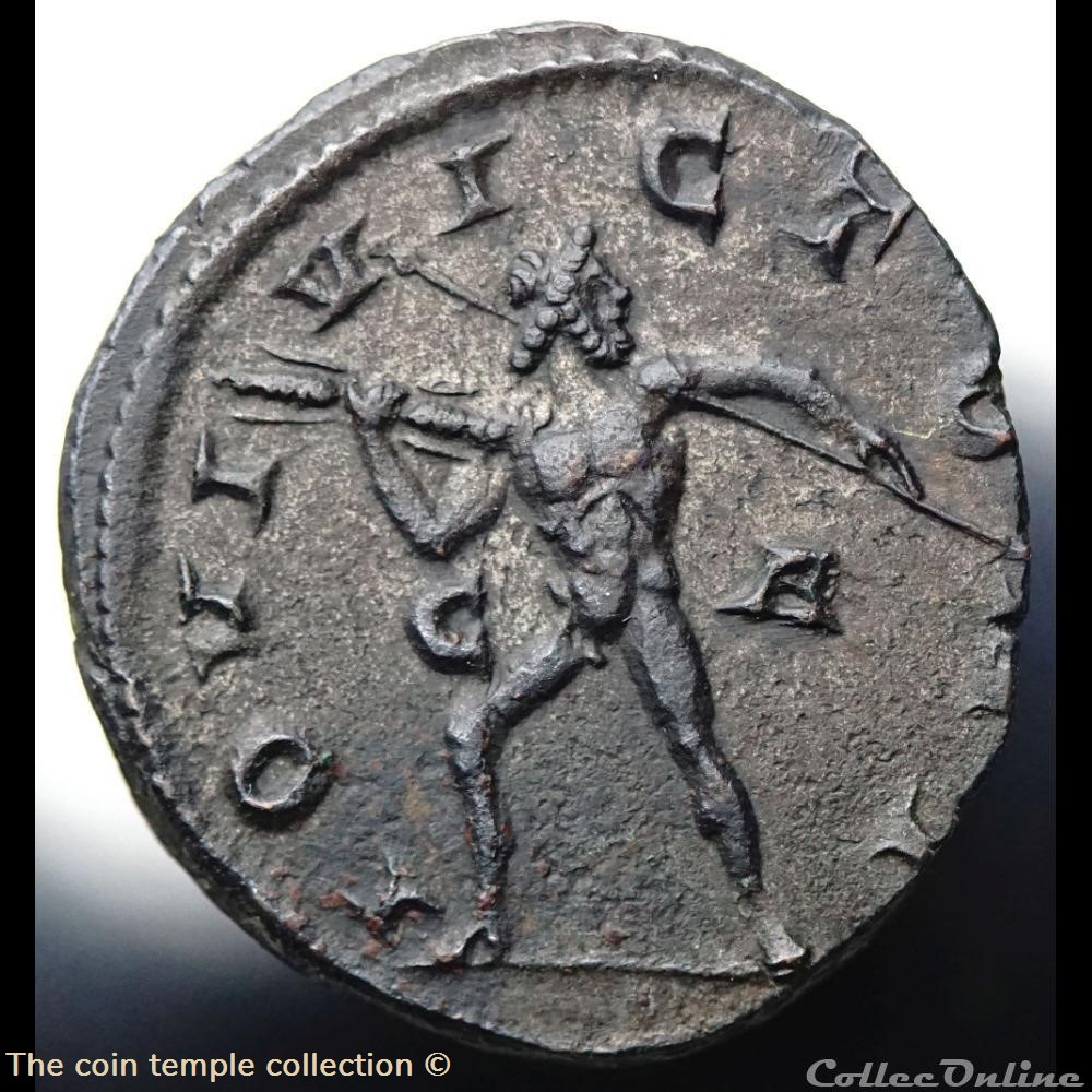 Antoninian Postumus, RIC V.4 #427(S) munzen antike bis romische imperial und republik antoninian postumus ric v 4 427 s
