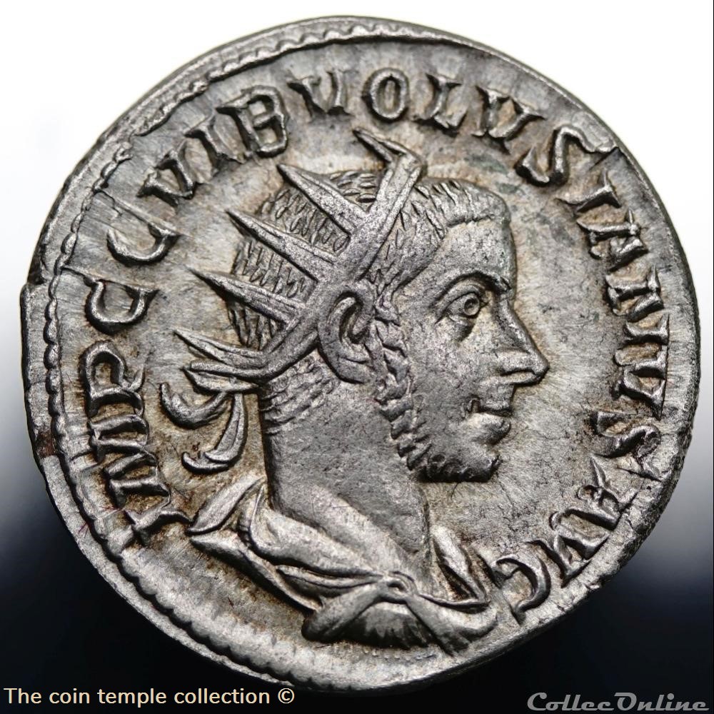 munzen antike bis romische imperial und republik volusian ric 206