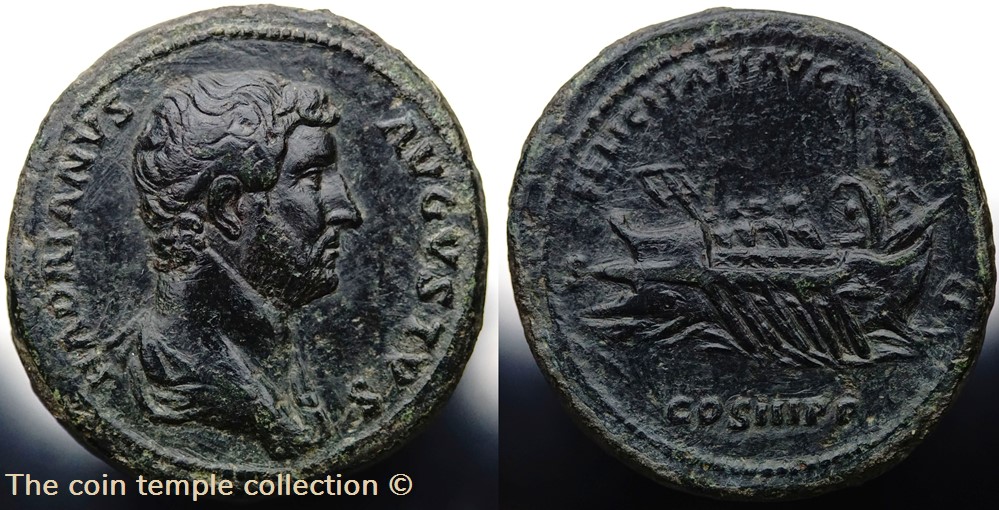 Hadrian As RIC 719 (R2) munzen antike bis romische republik und imperial hadrian as ric 719 r2