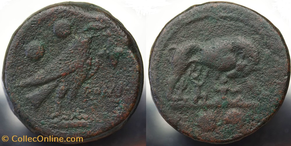 munzen antike vor j bis nach romische republikanische imperial crawford 39 3 sextans circa 217 215 b c rome
