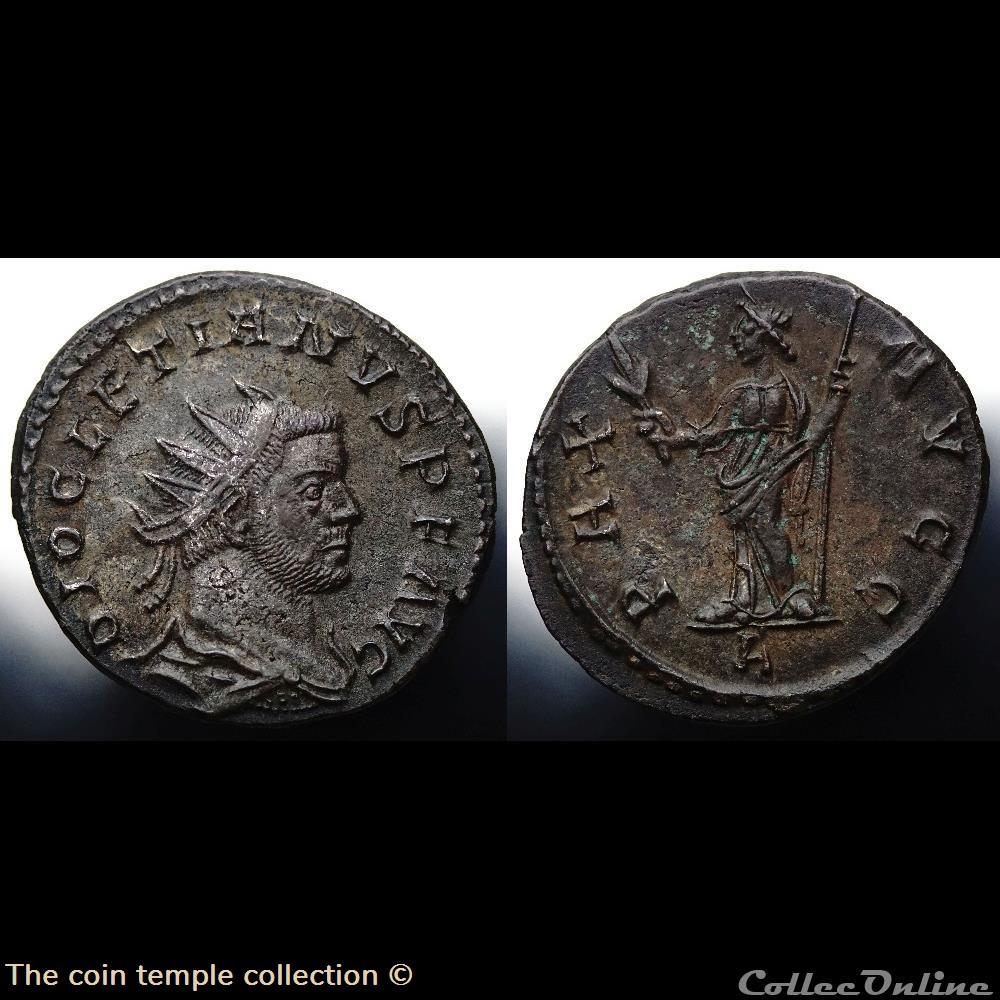 Diocletian PAX AVGG, RIC 70 (R2) munzen antike bis romische imperial und republik diocletian pax avgg ric 70 r2