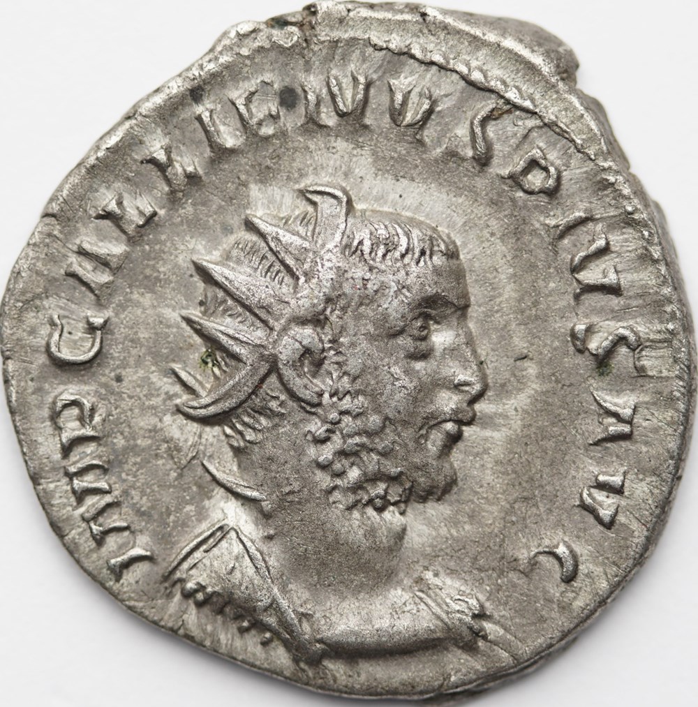 munzen antike bis romische imperial und republik gallienus eauze 1464 goebl 877b var bourdel 200b r5