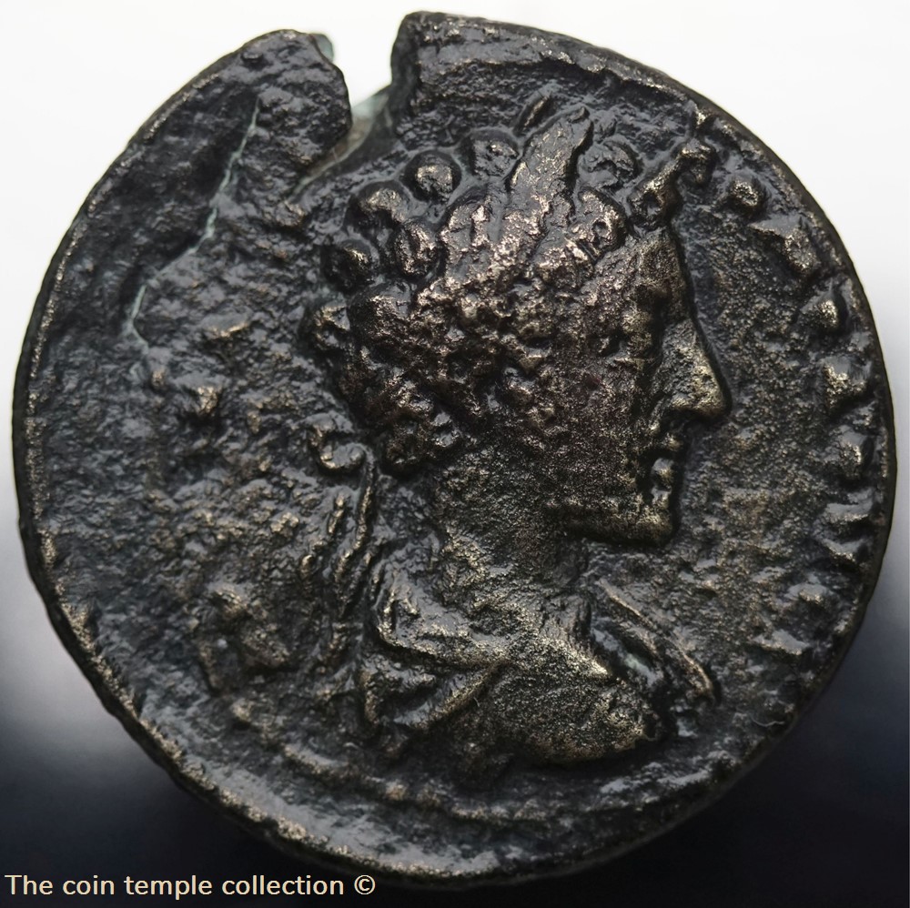 Commodus AE 22, CILICIA, Anazarbus 2 munzen antike bis romische provinzial commodus ae 22 cilicia anazarbus