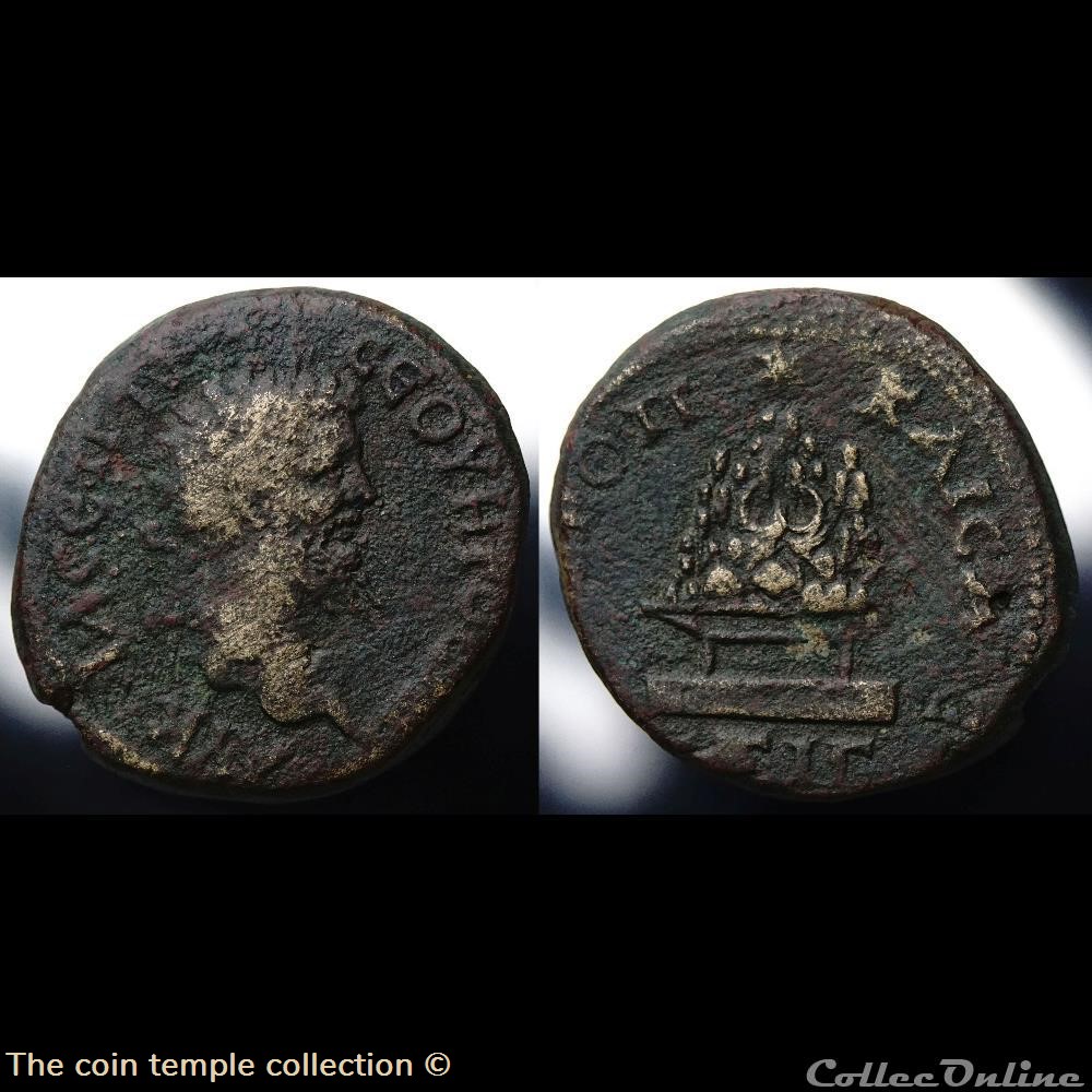 Septimius Severus AE27 munzen antike romische provinzial septimius severus ae27