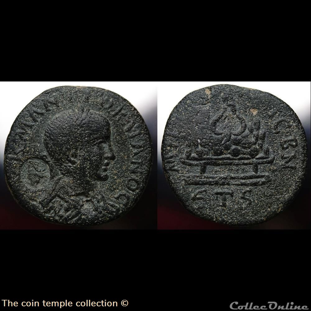 Gordian III AE25 munzen antike romische provinzial gordian iii ae25