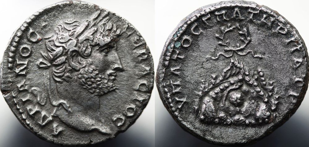 Hadrian Didrachme RPC III 3104 munzen antike bis romische provinzial hadrian didrachme rpc iii 3104