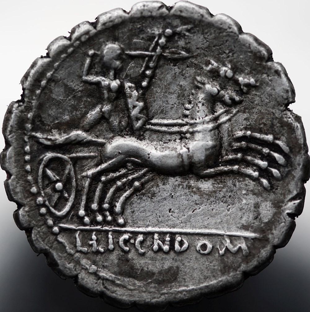 Crawford 282/4, Magistrate of Narbo(Crassus,Ahenobarbus,Scaurus, u.a.) Denar, 118 BC, Narbo munzen antike bis romische imperial und republik crawford 282 4 magistrate of narbo crassus ahenobarbus scaurus u a denar 118 bc narbo