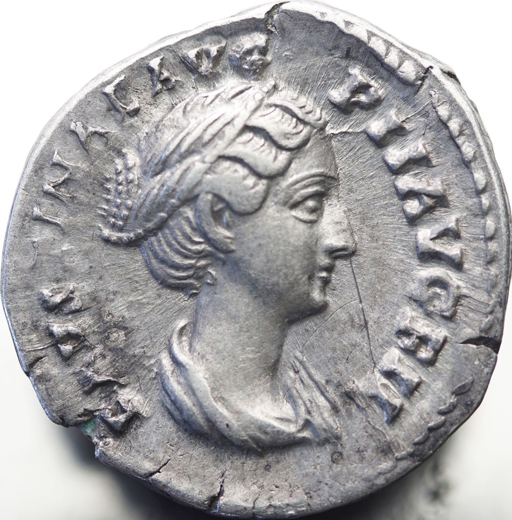 Faustina II RIC 506b munzen antike bis romische imperial und republik faustina ii ric 506b