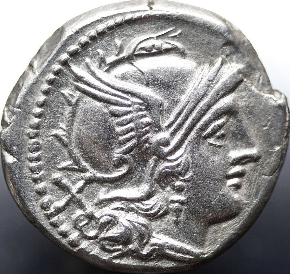 Crawford 57/2, Anonym, Denar, 207 B.C. Rome munzen antike bis romische imperial und republik crawford 57 2 anonym denar 207 b c rome