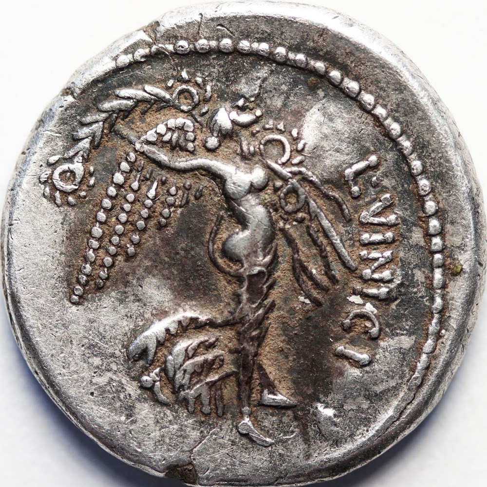 munzen antike bis romische imperial und republik crawford 436 1var l vinici l vinicius denarius fourree