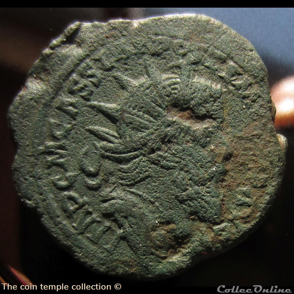 munzen antike bis romische imperial und republik postumus double sestertius herc pacifero ric v 4 unedited